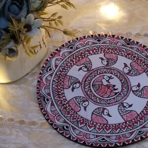 Mouse Pad Crafted with Mithila Painting
